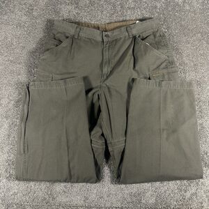 Gander Mountain Guide Series Mens Medium 34x30 Convertible Cargo Pants Zip Off